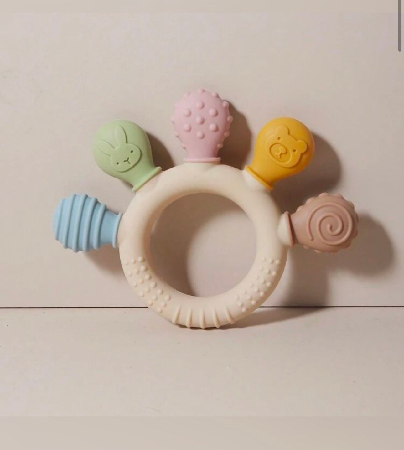Silikonbeißspielzeug für Babys, Kauzeug für Säuglinge