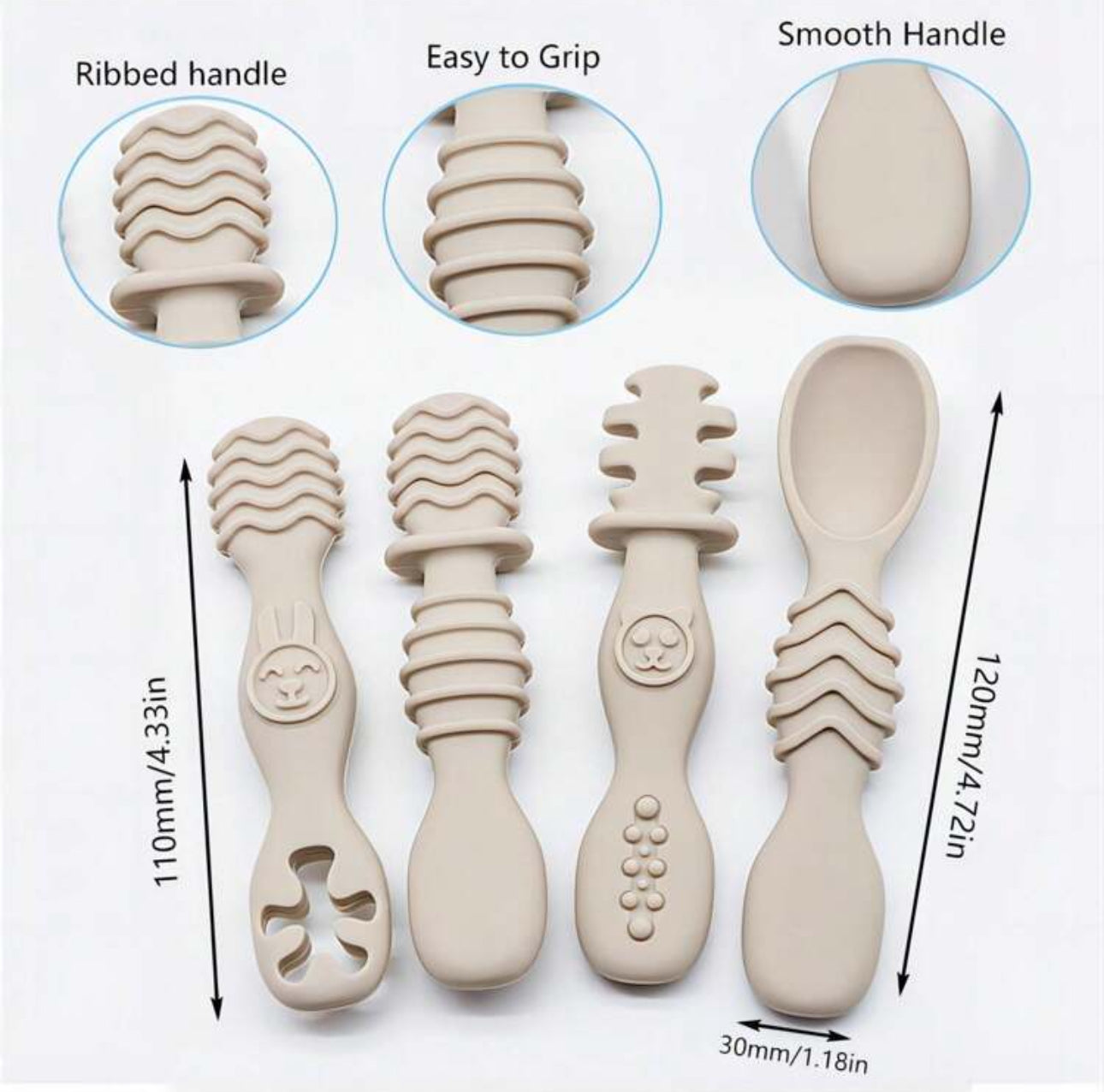 3er Set Baby Esslöfel