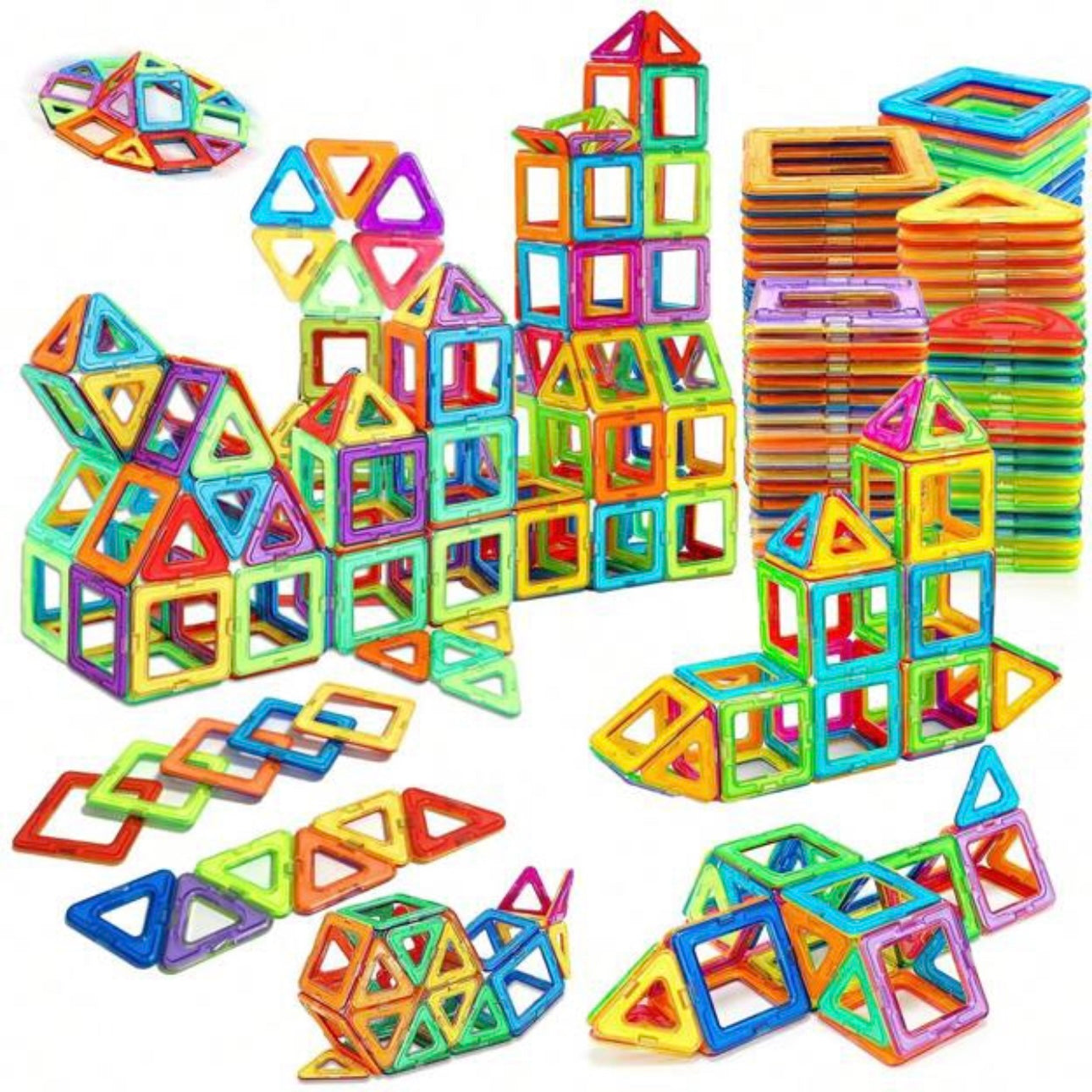 Magnetische Baumaterial Spielzeuge, fördert Kreativität und Handgeschicklichkeit, 3D Puzzle Design Spielzeug 32 Stück