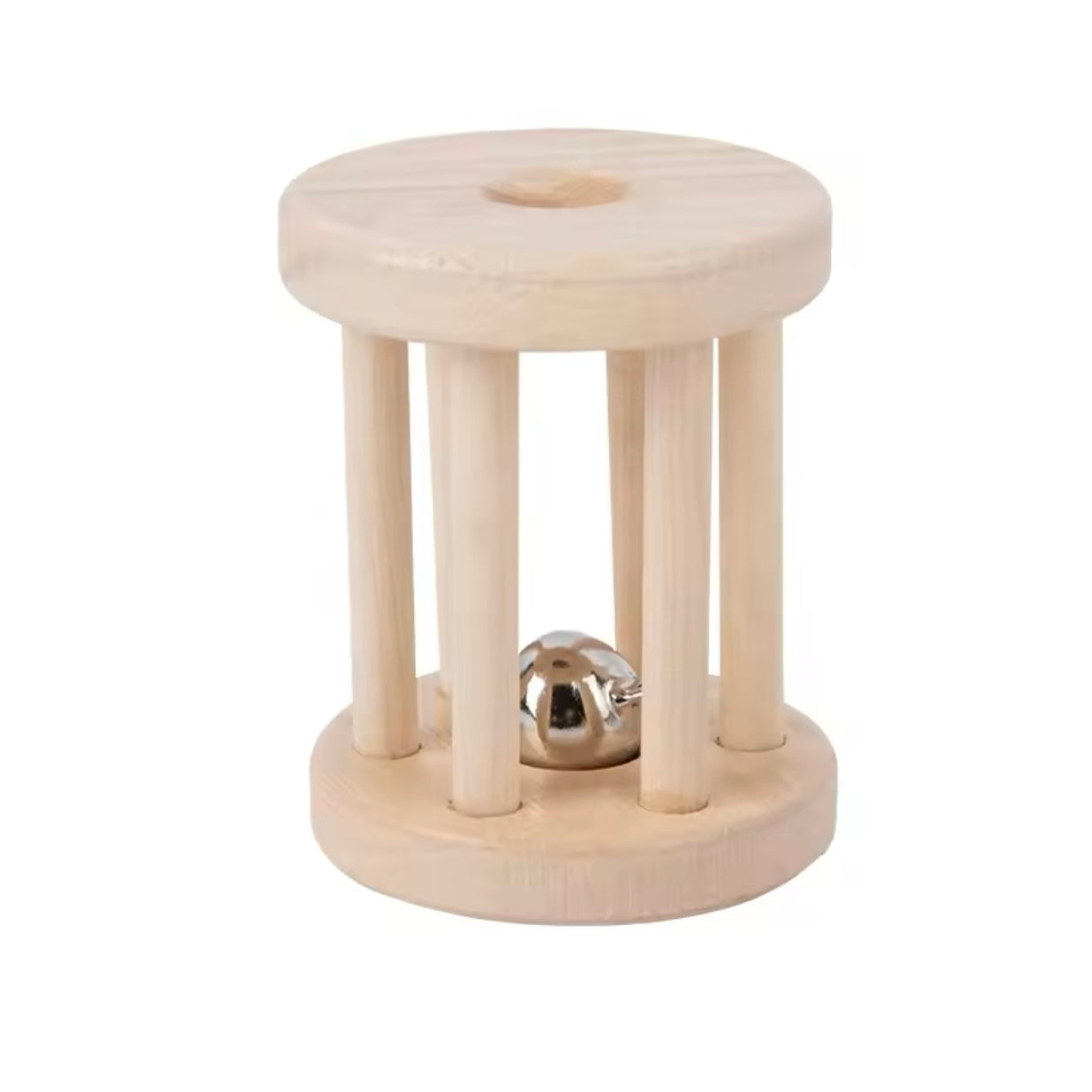Baby Holz Rollkäfig Glocke Bunte Rasseln Mobiles Frühen Entwicklungs Sound Säuglings- und Kleinkind-Musikspielzeug Junge Mädchen Musikspielzeug