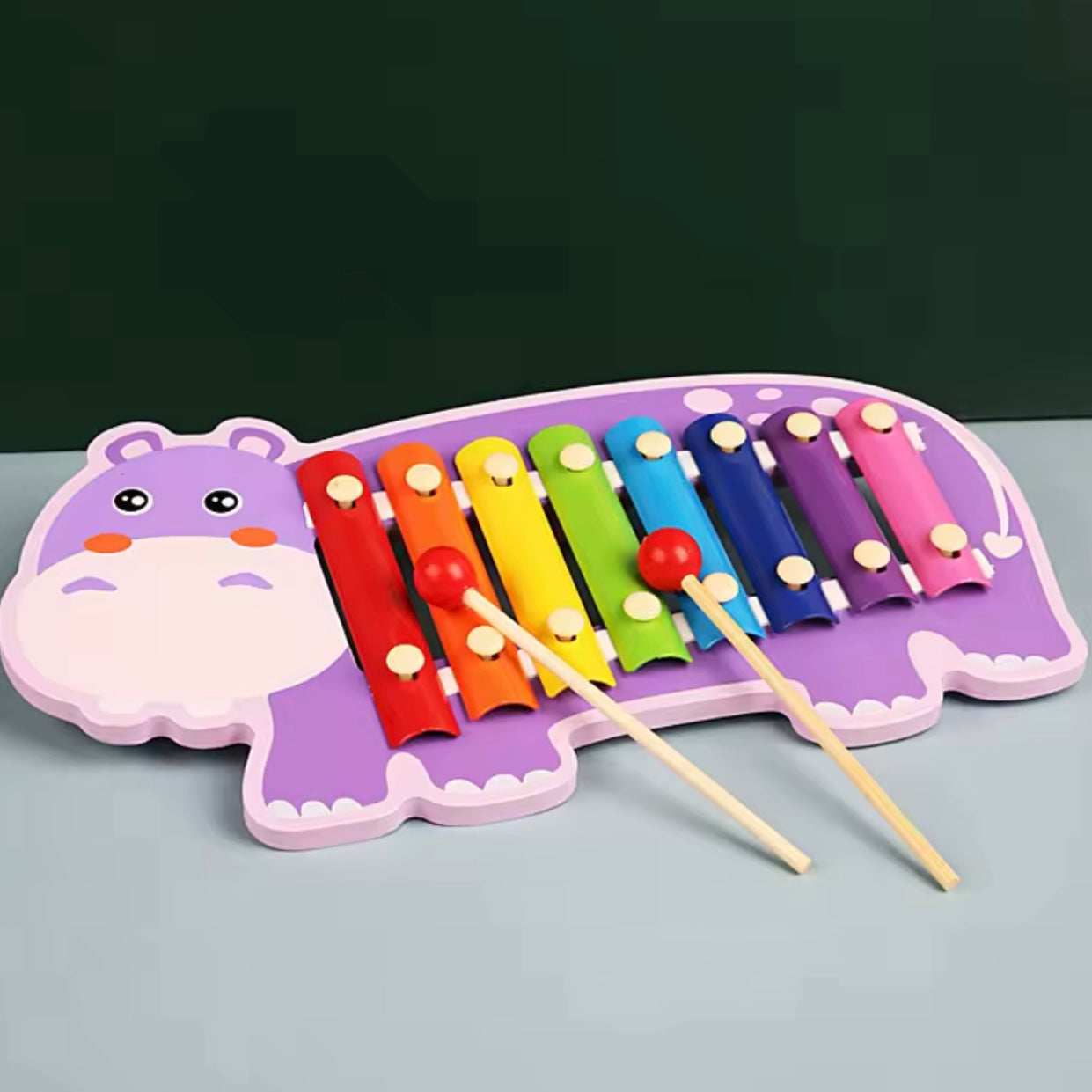8-Skalen-Xylophon, pädagogisches Percussion-Xylophon, Lernen, professionelles Kinder-Xylophon aus Holz für Band, Anfänger, Geburtstagsgeschenk