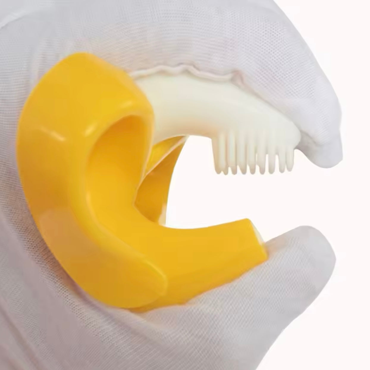 Banane Baby Beißring sicher Kleinkind Beißring Silikon bpa frei Banane Beißring Kauen Zahnpflege Toot Training Bananen Zahnbürste