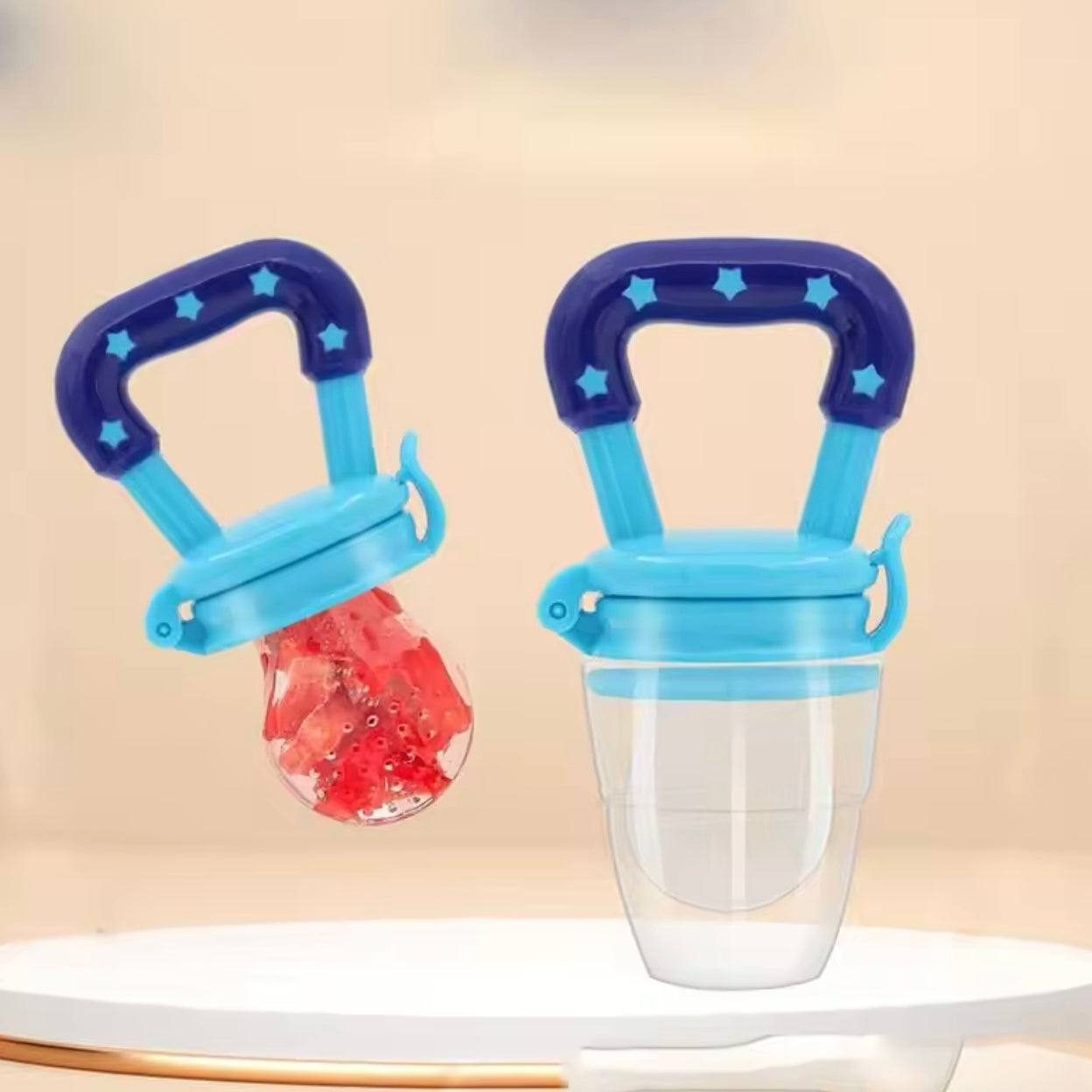 3 Stück Baby Obst und Gemüse Beißring Nahrungs ergänzungs mittel Biss le Silikon Baby Fütterung Geschirr