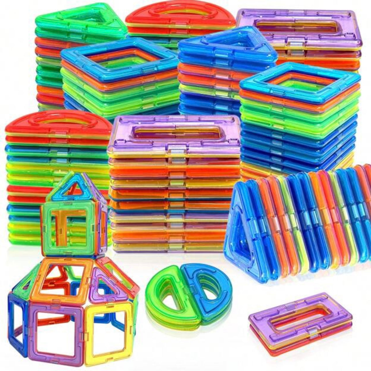 Magnetische Baumaterial Spielzeuge, fördert Kreativität und Handgeschicklichkeit, 3D Puzzle Design Spielzeug 32 Stück