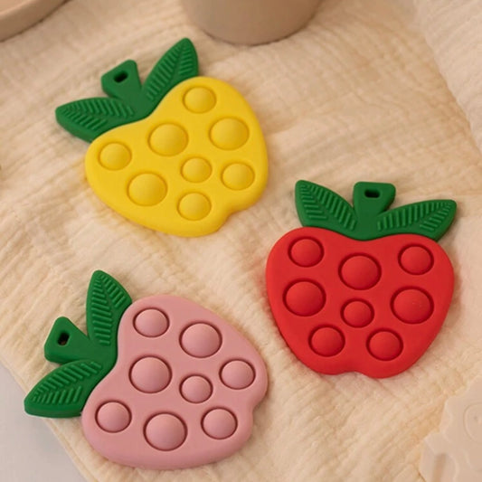 Apfel Massagehilfe, weiches Baby Beißspielzeug