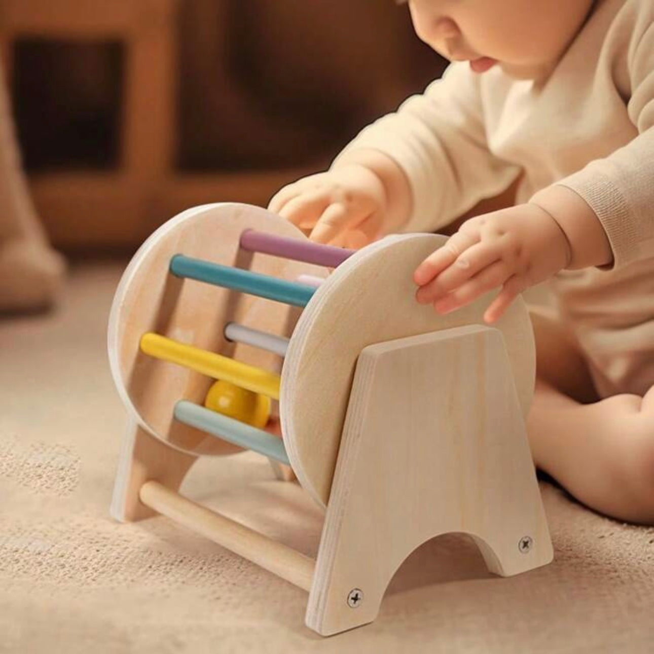 Montessori Baby Rollentrommel